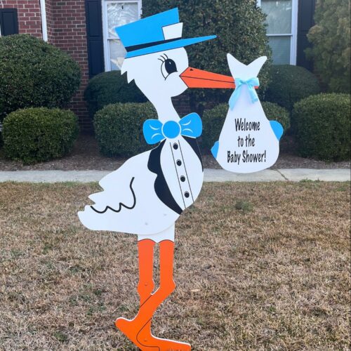 Baby Shower Stork with Generic Bundle in City of Florence, Darlington, SC
